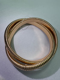 Gold Twisted Water-Resistant Bracelet - Durable, Stylish & Perfect for Everyday Wear