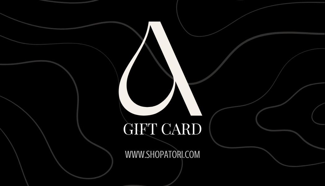 ATORI 'a' monogram gift card