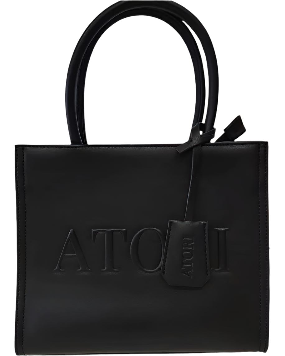 Black ATORI Brand Tote Handbag