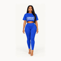 Bougee Royal Blue Legging Set