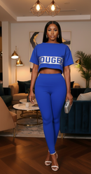 Bougee Royal Blue Legging Set