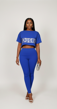 Bougee Royal Blue Legging Set