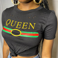 I Am Queen - Crop Top