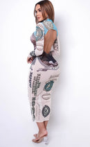 Show Your Worth Mona Dress shown from an angled front view.